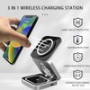Clean Desk Wireless Charger 3 in 1 Wireless Charging Station