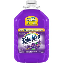 Fabuloso Multi-Purpose Cleaner Concentrate, Floor and Household Surface Cleaner, Makes Up to 64 Gallons, 128 fl oz