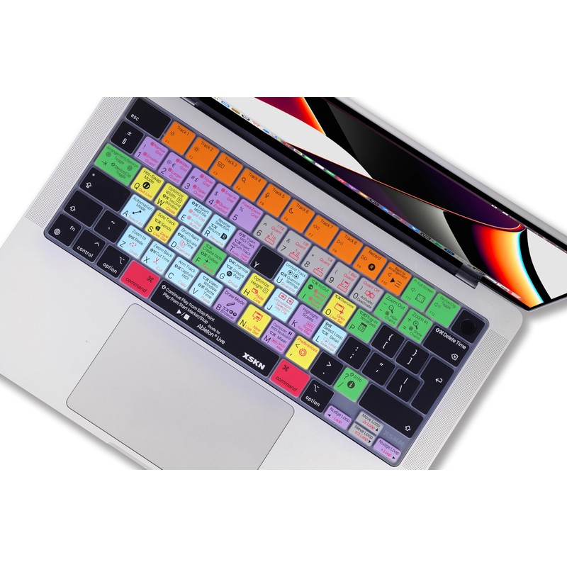 XSKN Ableton Live Shortcut EU UK Version Silicone Keyboard Cover