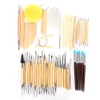 45Pcs Pottery Engraving Tools DIY Clay Sculpture Set Art Carving