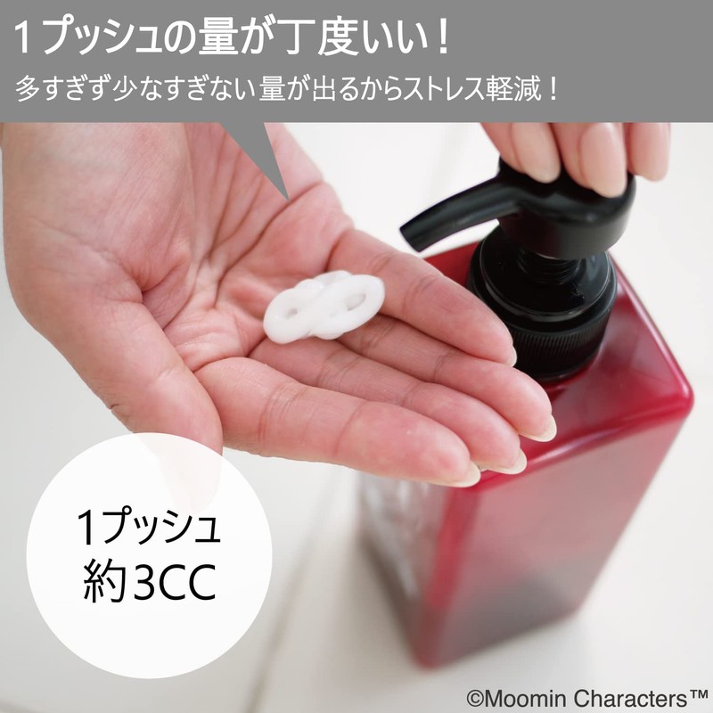 MOOMIN Maruei Nissan Pecolo Lotion Bottle Set of 3 Shampoo