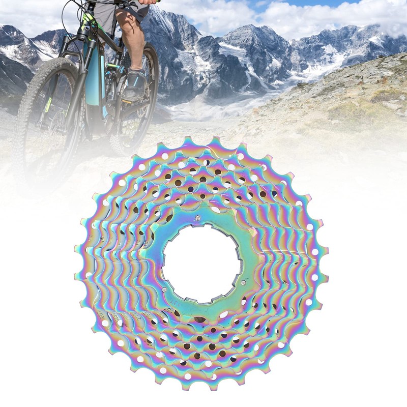 Fupei 10-Speed 11‑28T Cassette, Wear-resistant Bicycle Freewheel Cassette Hollow for