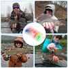 Leeko Rubber fish, worm artificial bait set, rubber bait with