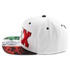 Mexican Hat Mexico Letter Embroidered Adjustable Snapback Flat Bill Baseball