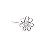 Arranview Jewellery Nose Stud Piercing Flower 925 Sterling Silver Austrian