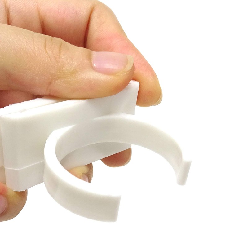 Honbay 4PCS Plastic Extra Strength Adhesive Spice Racks Spice Gripper