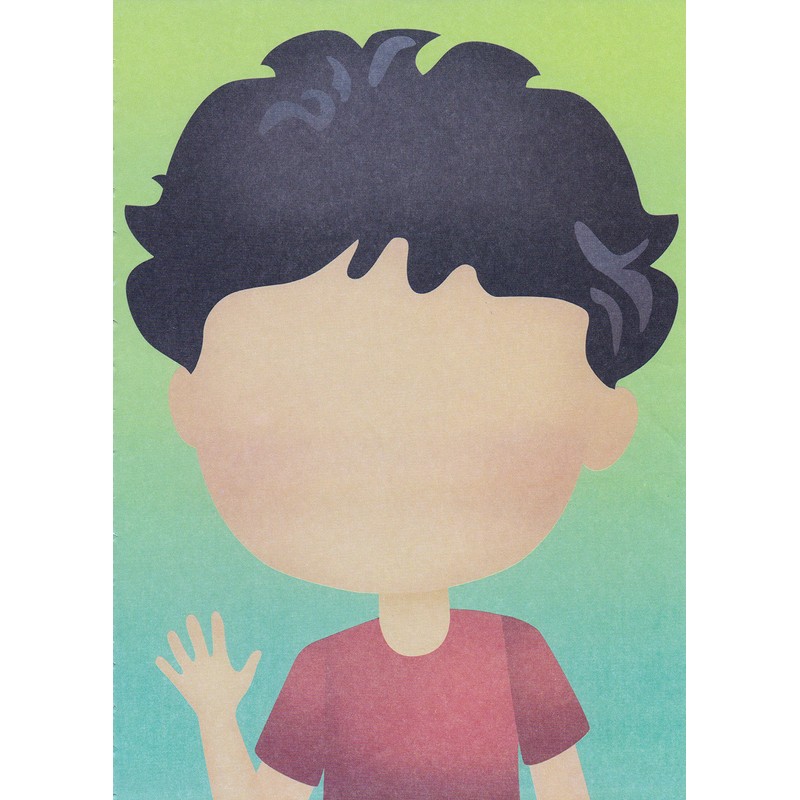 Bendon Create-A-Face Sticker Pad (Wacky Faces)