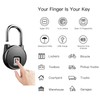 Bluetooth Fingerprint Padlock with Capacitive Touching Sensor for Home Cabinets