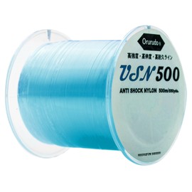 Orurudo Fishing qb210001 Nylon Line, USN500 Anti Shock Nylon, Ultra Soft Nylon Nylon Fishing Line with High Elasticity and High Strength, Heavy Duty Fishing Line, blue