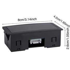 RPM Tachometer,12V 4-Digit LED Display Tachometer Motor RPM Meter+Hall Switch Sensor NPN