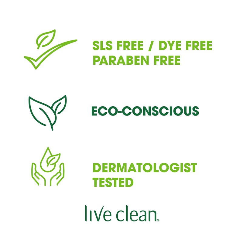 Live Clean Shampoo, Daily Care Green Earth, 750 mL