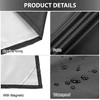 X AUTOHAUX Magnetic Strap Car Rear Windshield Cover Sunshade Protection
