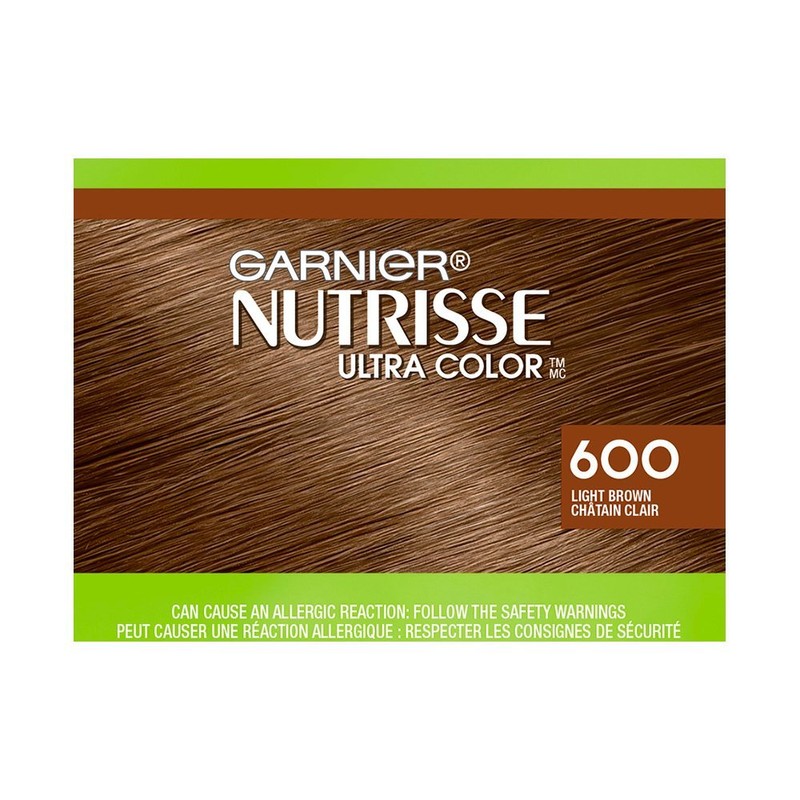 Garnier Nutrisse Ultra Color, Permanent Hair Dye, 60 Light Brown,