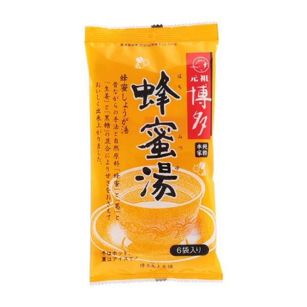 Shinsei Shoji Toritsuchi Honpo Ginger Hot Water Hakata Honey Hot