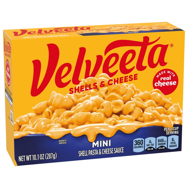 Velveeta Shells & Cheese Mini Shell Pasta & Cheese Sauce,