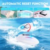 QAONIE Mini RC Boat, 10 KPH Cute RC Boats with