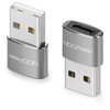 deleyCON USB C to USB Adapter [Pack of 3] C