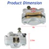 Silscvtt Front Rear Brake Calipers with Pads Replacement for ArcticCat