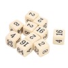 30PCS 6 Sided Number Dice 15.5mm Multiple Of 2 Number