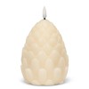 Abbott Collection Pinecone Flameless Wax Candle with LED Wick and