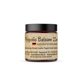 Propolis Balsam/Cream 25 ml – German Origin – Top Class German Beekeeper Quality – Fresh Goods – Contains Valuable Oils