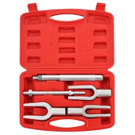 ATPEAM 5-Piece Ball Joint Separator Set | Pickle Fork Tool | Tie Rod Removal Tool Set | 1-1/8", 15/16", 11/16", for Cars and Light Vans