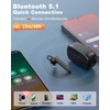 New bee Bluetooth Headset V5.1 Dual ENC Mic Bluetooth Earpiece