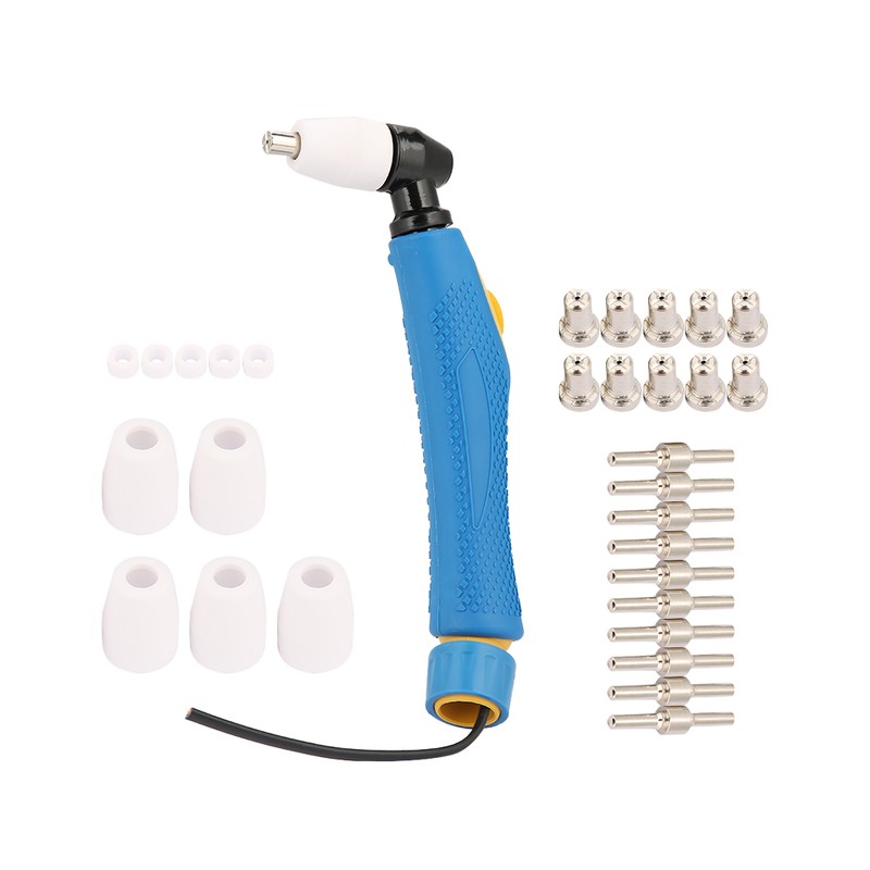 31pcs PT31 LG40 Plasma Cutter Torch Body Nozzle Electrode Tip
