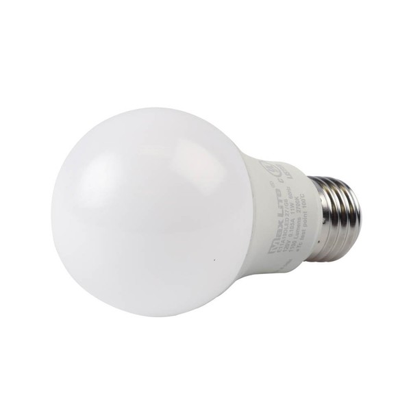 Maxlite Dimmable 11W 2700K A19 LED Bulb, Enclosed Rated