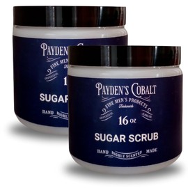 Payden's Cobalt Mandarin Oak For Men Scented Sugar Scrub, 16 Oz (2 Pack)