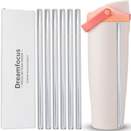 Dreamfocus Metal Straw Replacement Stainless Steel for Owala FreeSip Sway 30 oz
