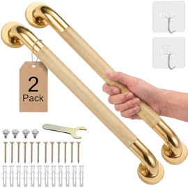 2 Pack 500mm 20inch Grab Bar Rail, 304 Stainless Anti Slip Bath Safe Handle