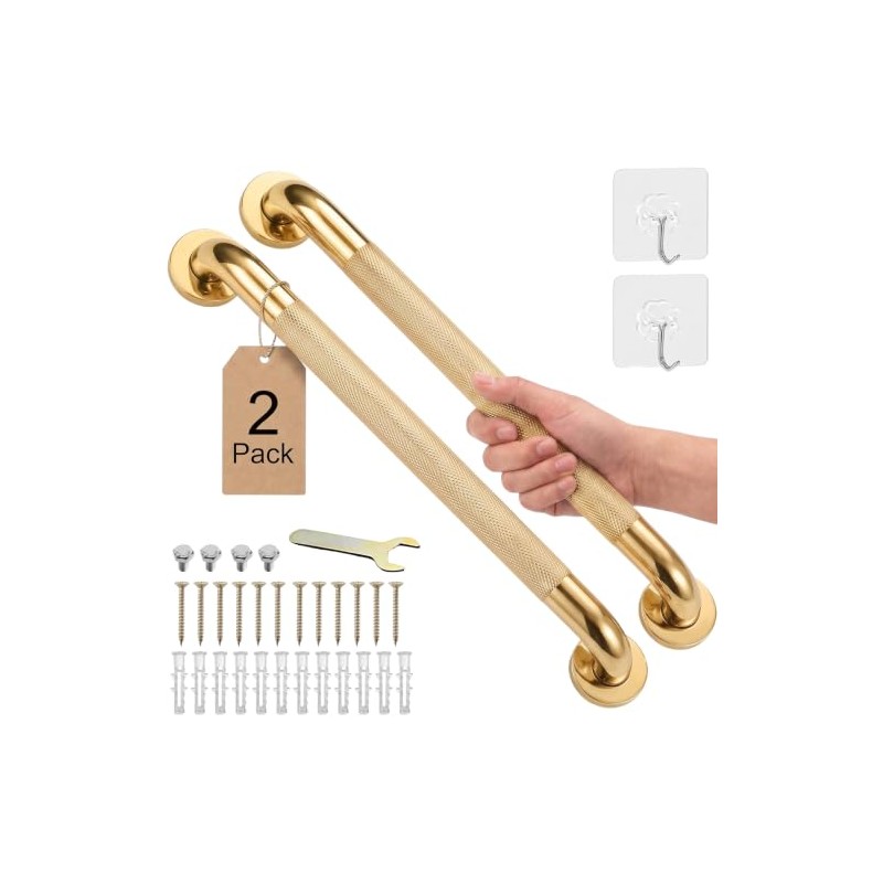 2 Pack 500mm 20inch Grab Bar Rail, 304 Stainless Anti