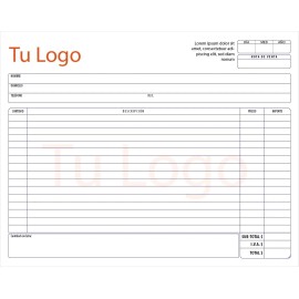 1000 Recetas Médicas ½ Oficio A Color En Papel Opalina