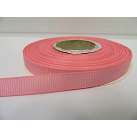 2 metres of 10mm Grosgrain Ribbed Ribbon Light Pink Double Sided 10 mm 1cm