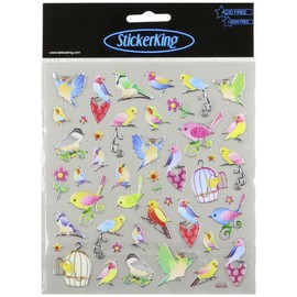 Tattoo King Multi-Colored Stickers-The Beauty of Birds