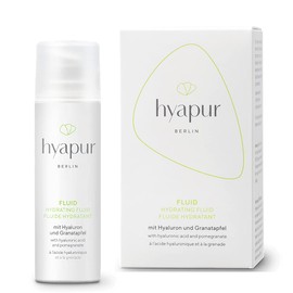 hyapur® - Green Fluid 30 ml - The light moisturiser - for anti-ageing care with organic vegan natural cosmetics from Berlin