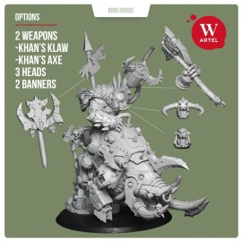 Artel W Miniatures Iron Khan Artel W Beast Snagga Squighog Boyz Mozrog Skragbad Snaggaz Zodgrod HQ