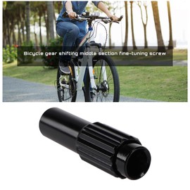 EMSea 2pcs Bicycle Cable Adjusters Bike Derailleur Shifter Connector Bike Brake Cable Gear Shift Connector Line Regulator Adjuster Housing Cap Black