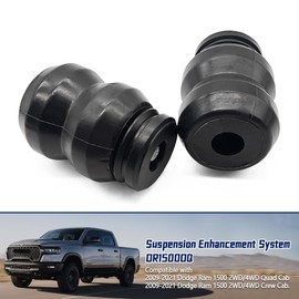 MADAT DR1500DQ Suspension Enhancement System Fit for Dodge Ram 1500 2WD 4WD 2009-2021 Rear Bump Stops Axle Jounce Suspension Helper Spring Replace GMRCK25D