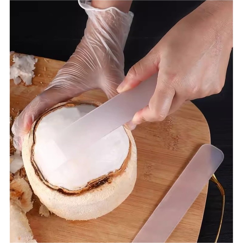 4 PCS Coconut Opener Professional Coconut Tool Coconut Meat Scraper
