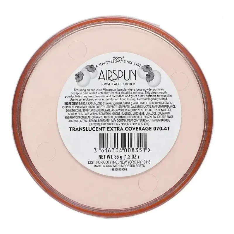 Base de maquillaje Coty Airspun en Polvo 1 unidad Color