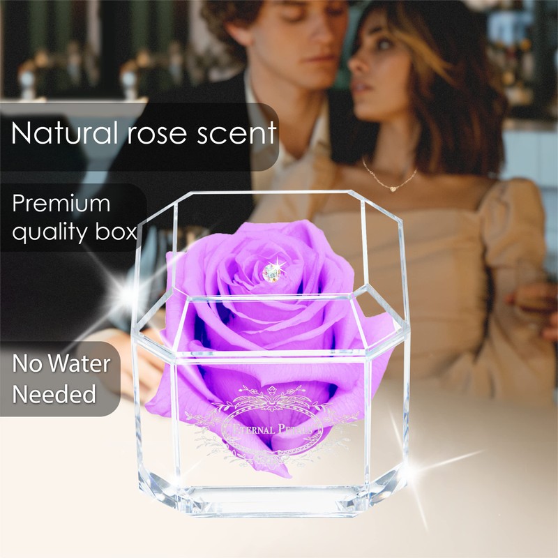 Eternal Petals A 100% Real Rose That Lasts Years, Handmade