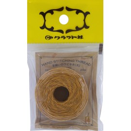 Craft Corporation Leather Tools 8615-06 Hand Sewn Roubiki Yarn, Thick Honey Gold