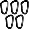 Carabiner Small Mini Compact Key Holder, Plastic, Lightweight, Rust Resistant,