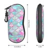 USAMZDIY Summer Mermaid Scale Sunglasses Soft Case With Carabiner Ultra