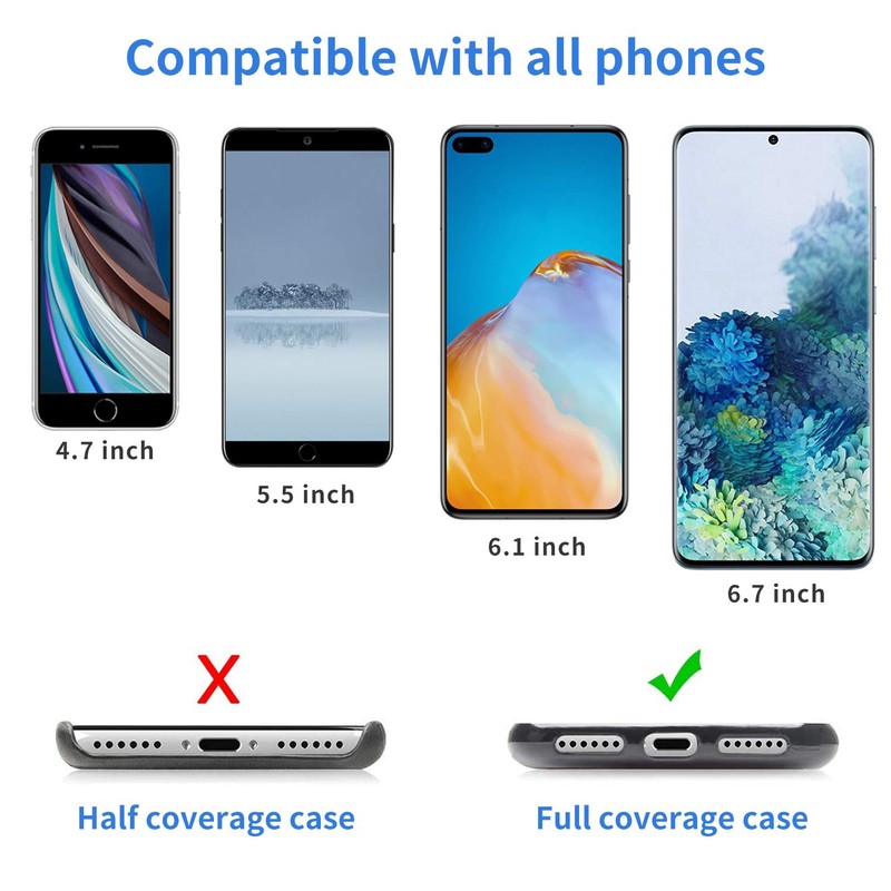 OUTXE Phone Lanyard Tether with 4 Patch- 2× Phone Tether,