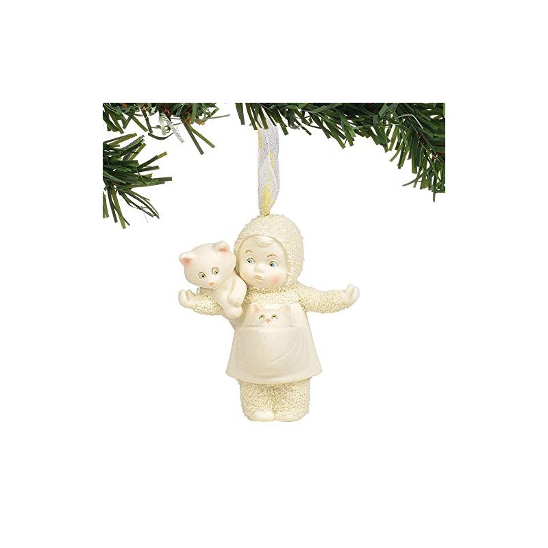 Snowbabies by D56 Cat Lady Hanging Ornament
