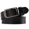 (Thanks to Kyoto) Genuine Leather Women's Belt, Simple, Casual, Leather,