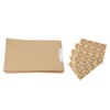 50PCS Bread Bag Kraft Paper Transparent Window Baked Food Packaging